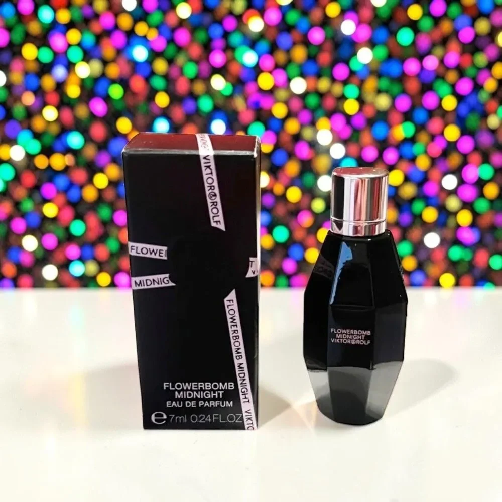 LOT OF 2 VIKTOR & ROLF FLOWERBOMB MIDNIGHT EDP 0.24oz/ 7ml Brand New In Box